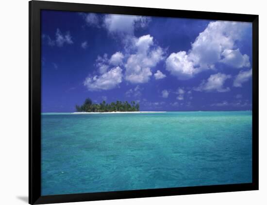 Bora Bora Lagoon, Pacific Islands-Mitch Diamond-Framed Photographic Print