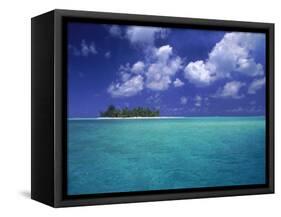 Bora Bora Lagoon, Pacific Islands-Mitch Diamond-Framed Stretched Canvas