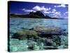 Bora Bora Lagoon-Ron Whitby Photography-Stretched Canvas