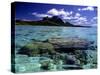 Bora Bora Lagoon-Ron Whitby Photography-Stretched Canvas