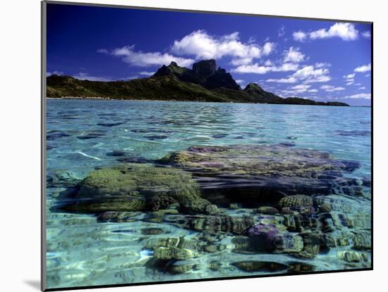 Bora Bora Lagoon-Ron Whitby Photography-Mounted Photographic Print