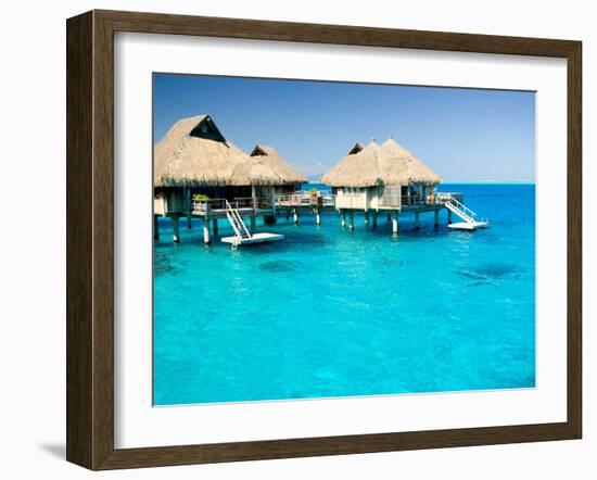 Bora Bora Nui Resort and Spa, Bora Bora, Society Islands, French Polynesia-Michele Westmorland-Framed Premium Photographic Print