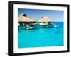 Bora Bora Nui Resort and Spa, Bora Bora, Society Islands, French Polynesia-Michele Westmorland-Framed Premium Photographic Print