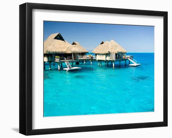 Bora Bora Nui Resort and Spa, Bora Bora, Society Islands, French Polynesia-Michele Westmorland-Framed Photographic Print