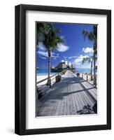 Bora Bora Nui Resort, Bora Bora, French Polynesia-Walter Bibikow-Framed Photographic Print