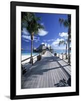 Bora Bora Nui Resort, Bora Bora, French Polynesia-Walter Bibikow-Framed Photographic Print