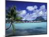 Bora Bora Nui Resort bungalows, Moto Toopua, French Polynesia-Walter Bibikow-Mounted Photographic Print