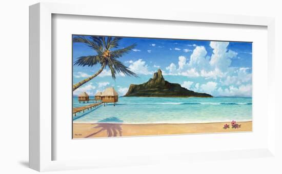 Bora Bora Sun-Rick Novak-Framed Art Print