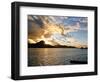 Bora Bora Sunset, 2015-null-Framed Photographic Print