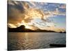 Bora Bora Sunset, 2015-null-Stretched Canvas