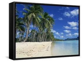 Bora Bora, Tahiti, Society Islands, French Polynesia, Pacific Islands, Pacific-Mawson Mark-Framed Stretched Canvas