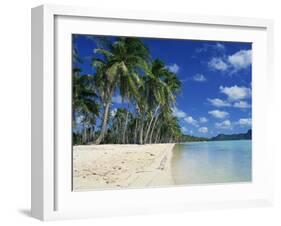 Bora Bora, Tahiti, Society Islands, French Polynesia, Pacific Islands, Pacific-Mawson Mark-Framed Photographic Print