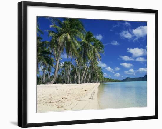 Bora Bora, Tahiti, Society Islands, French Polynesia, Pacific Islands, Pacific-Mawson Mark-Framed Photographic Print