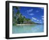 Bora Bora, Tahiti, Society Islands, French Polynesia, Pacific Islands, Pacific-Mawson Mark-Framed Premium Photographic Print