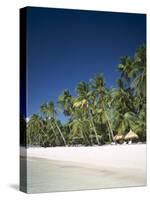 Boracay Beach, Palm Trees and Sand, Boracay Island, Philippines-Steve Vidler-Stretched Canvas