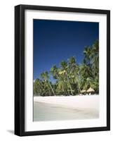 Boracay Beach, Palm Trees and Sand, Boracay Island, Philippines-Steve Vidler-Framed Photographic Print