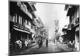 Borah Bazaar Street, Bombay, C.1870s-Colin Roderick Murray-Mounted Photographic Print