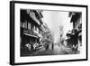 Borah Bazaar Street, Bombay, C.1870s-Colin Roderick Murray-Framed Photographic Print