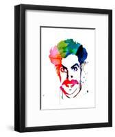 Borat Watercolor-Lora Feldman-Framed Art Print