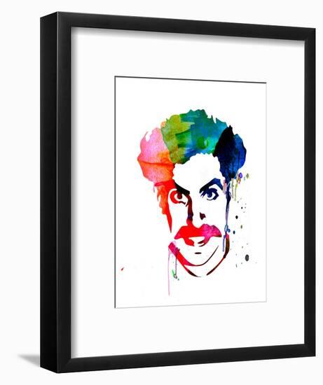 Borat Watercolor-Lora Feldman-Framed Art Print