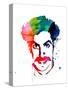 Borat Watercolor-Lora Feldman-Stretched Canvas