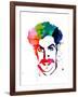 Borat Watercolor-Lora Feldman-Framed Art Print