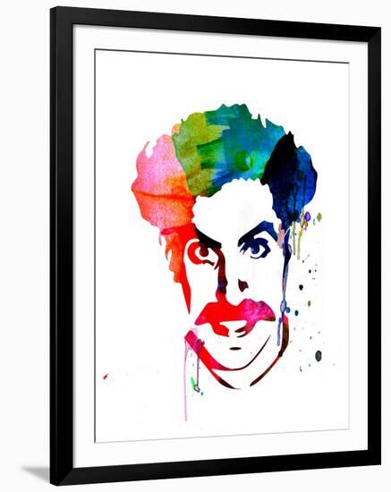 Borat Watercolor-Lora Feldman-Framed Art Print