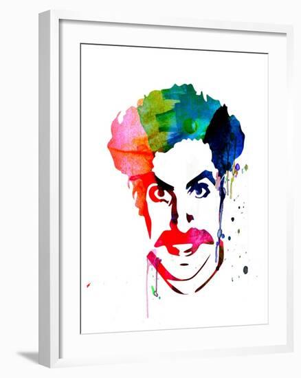 Borat Watercolor-Lora Feldman-Framed Art Print