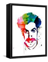 Borat Watercolor-Lora Feldman-Framed Stretched Canvas