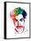Borat Watercolor-Lora Feldman-Framed Stretched Canvas
