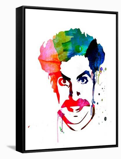 Borat Watercolor-Lora Feldman-Framed Stretched Canvas