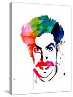 Borat Watercolor-Lora Feldman-Stretched Canvas