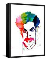 Borat Watercolor-Lora Feldman-Framed Stretched Canvas