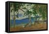 Bord de mer I-Seashore I, 1887. Island of Martinique. Canvas, 54 x 90 cm I. N. 1825.-Paul Gauguin-Framed Stretched Canvas