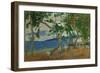 Bord de mer I-Seashore I, 1887. Island of Martinique. Canvas, 54 x 90 cm I. N. 1825.-Paul Gauguin-Framed Giclee Print