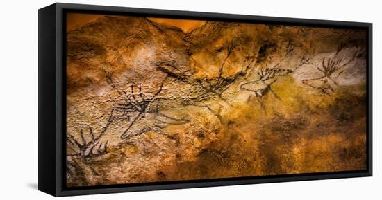 Bordeaux, Gironde Department, Aquitaine, France. Exact facsimile of a painting from the Lascaux...-null-Framed Stretched Canvas