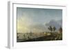 Bordeaux Harbor and the City Walls-Claude Joseph Vernet-Framed Art Print