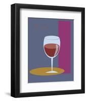 Bordeaux I-ATOM-Framed Giclee Print