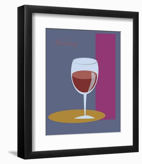 Bordeaux I-ATOM-Framed Giclee Print