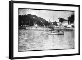 Bordeaux Net Fishing-null-Framed Photographic Print