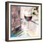 Bordeaux Vineyard Cafe #1-Alan Blaustein-Framed Premium Photographic Print