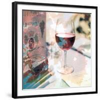 Bordeaux Vineyard Cafe #1-Alan Blaustein-Framed Photographic Print