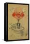 Bordeaux Wine, Caricature, 1857, Drawing-Claude Monet-Framed Stretched Canvas