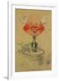 Bordeaux Wine, Caricature, 1857, Drawing-Claude Monet-Framed Giclee Print