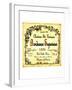 Bordeaux Wine Label-null-Framed Giclee Print