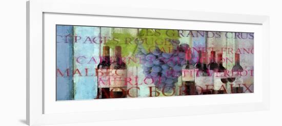 Bordeaux Wine-Cora Niele-Framed Giclee Print