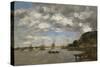 Bordeaux-Eugene Louis Boudin-Stretched Canvas