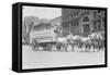 Borden Dairies Enter a Horse Drawn Wagon In the Work Horse Parade-null-Framed Stretched Canvas