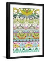 Border Boho II-Karen Fields-Framed Art Print