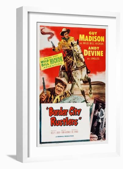 Border City Rustlers-null-Framed Art Print